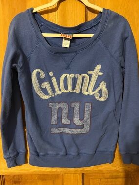 Junk Food Clothing Blue 'Giants ny' Pullover Sweatshirt